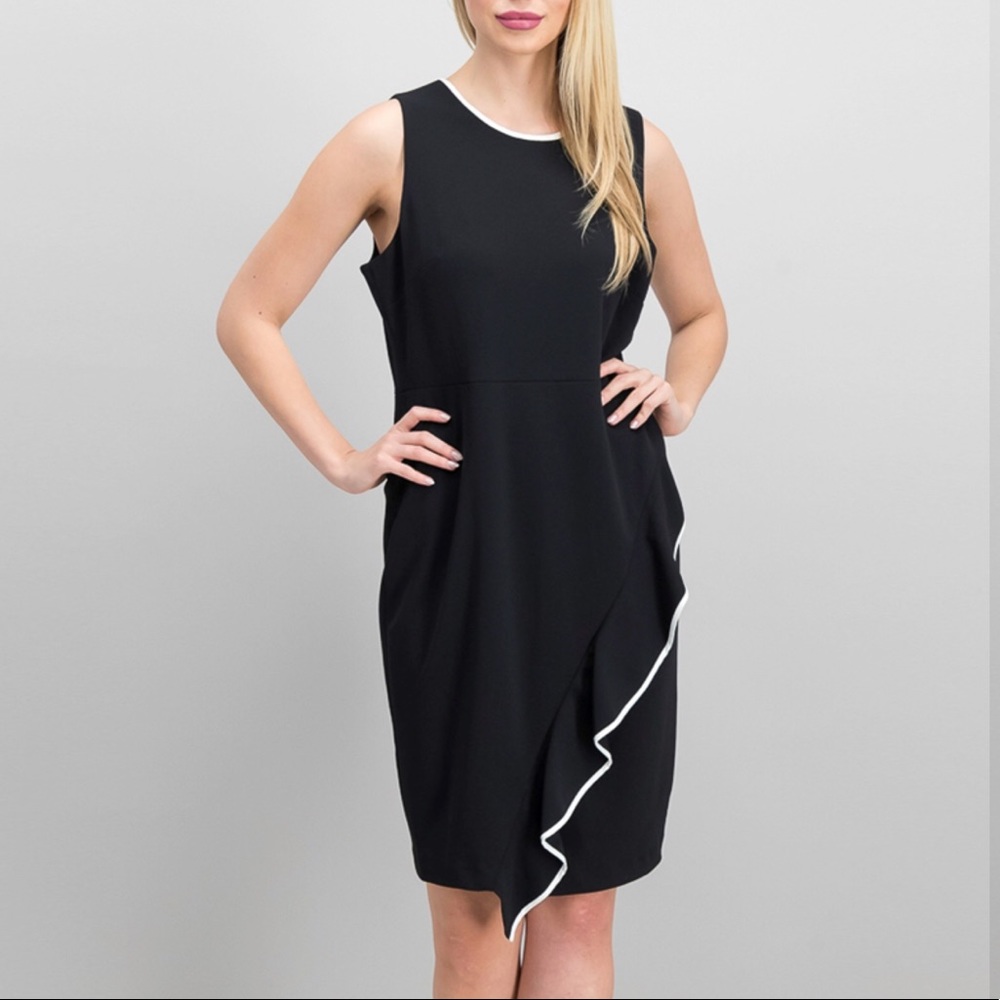 (NWT) #TommyHilfiger Asymmetrical 🖤🤍 Dress